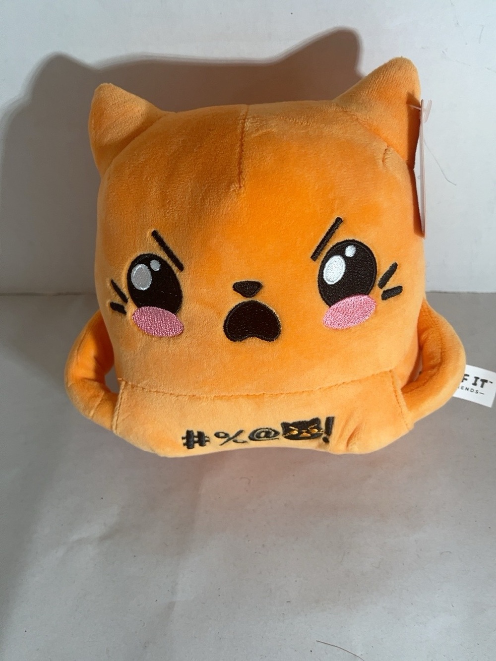 Eff It Friends Jackie Orange Cat Plush 1st Edition Limited NWT Adult Humor